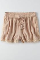 American Eagle Outfitters Ae Lace Trim Soft Short