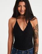 American Eagle Outfitters Ae Soft & Sexy Lace Racerback Bodysuit