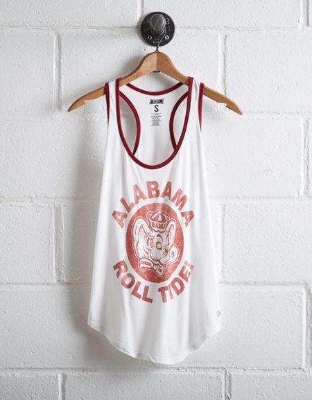 Tailgate Women's Alabama Ringer Tank
