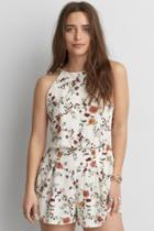 American Eagle Outfitters Ae Tie Floral Romper