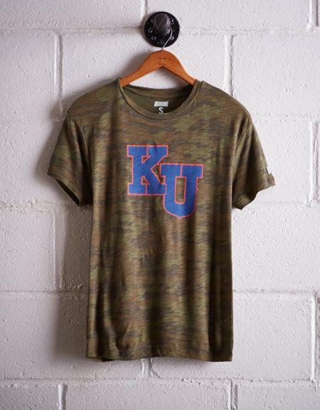 Tailgate Women's Kansas Camo Boyfriend Tee