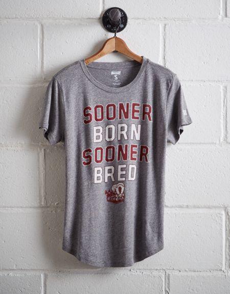 Tailgate Women's Oklahoma Sooner Born T-shirt