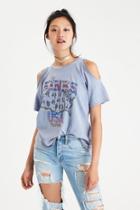 American Eagle Outfitters Live Nation The Kinks Cold Shoulder Graphic T-shirt