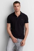 American Eagle Outfitters Ae Flex Solid Pique Polo