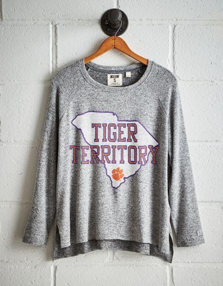 Tailgate Women's Clemson Tigers Plush Tee