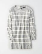 American Eagle Outfitters Ae Ahh-mazingly Soft Lace-up-back Sweater Dress