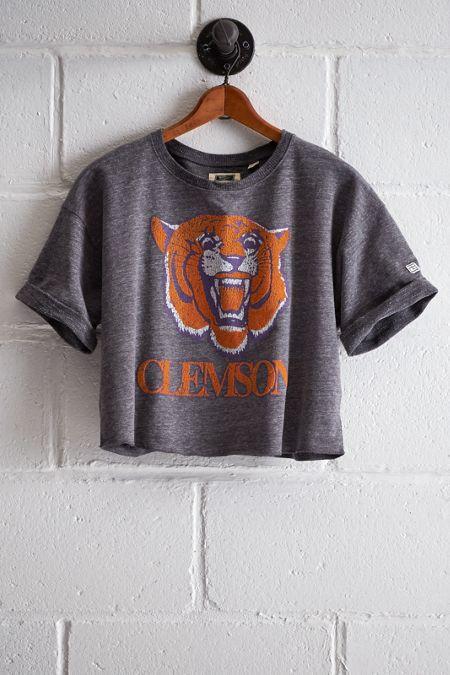 Tailgate Women's Clemson Cropped Sweatshirt