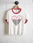 Tailgate Women's Uga Bulldogs Heart Pocket T-shirt