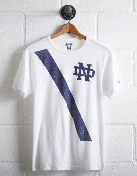 Tailgate Men's Notre Dame Stripe T-shirt