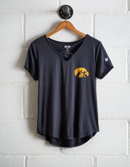 Tailgate Women's Iowa Cage Front Tee