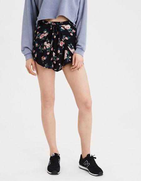 American Eagle Outfitters Ae Tie Front Tulip Short