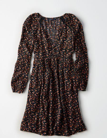 American Eagle Outfitters Ae Floral Shift Dress