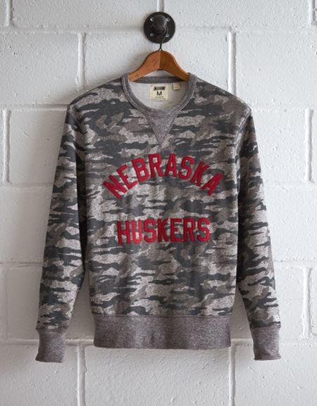 Tailgate Men's Nebraska Camo Sweatshirt