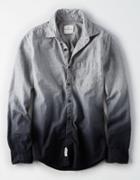 American Eagle Outfitters Ae Dip Dye Chambray Shirt