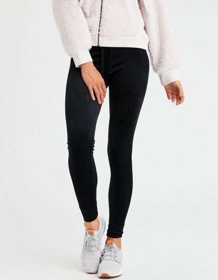 American Eagle Outfitters Ae Plush Velour Sweater Legging