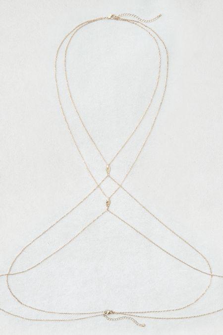 American Eagle Outfitters Ae Gold Body Chain
