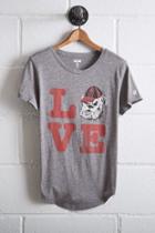 Tailgate Women's Georgia Bulldogs Love T-shirt