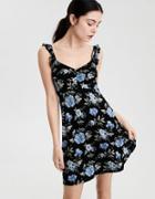 American Eagle Outfitters Ae Scrunch Front Flutter Dress