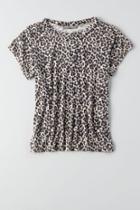 American Eagle Outfitters Don't Ask Why Fitted T-shirt