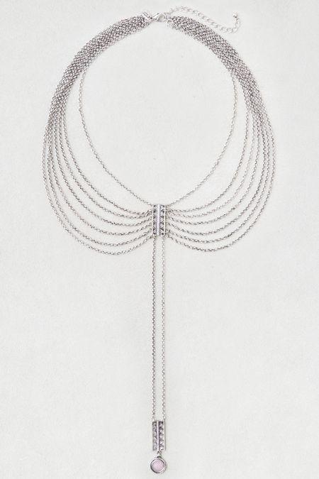 American Eagle Outfitters Ae Multi-draped Chain Necklace