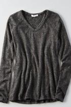 American Eagle Outfitters Don't Ask Why Plush V-neck Sweater