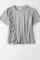 American Eagle Outfitters Don't Ask Why Ruffle T-shirt