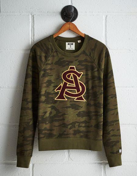 Tailgate Women's Arizona State Camo Fleece Sweatshirt