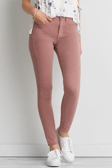 American Eagle Outfitters Ae Sateen X4 Hi-rise Jegging