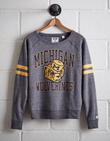 Tailgate Women's Michigan Fleece Sweatshirt