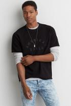 American Eagle Outfitters Ae Raw Edge Crew T-shirt