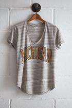 Tailgate Women's Michigan Wolverines V-neck