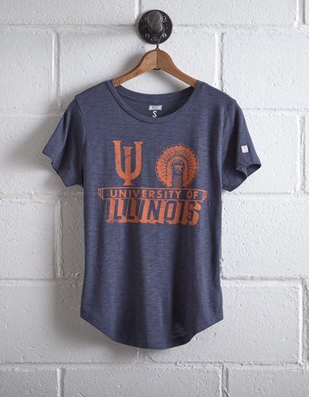 Tailgate Women's University Of Illinois T-shirt
