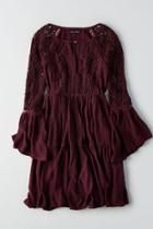 American Eagle Outfitters Ae Tiered Keyhole Dress