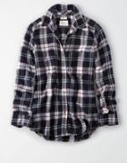 American Eagle Outfitters Ae Ahhmazingly Soft Boyfriend Buttondown Top