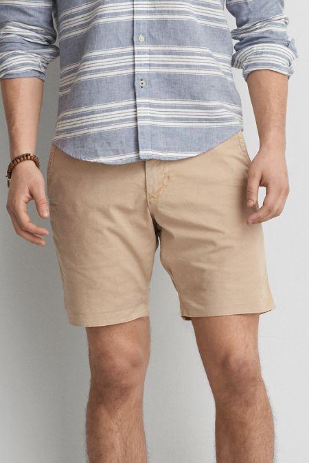 American Eagle Outfitters Ae Extreme Flex Slim 7 Flat Front Short