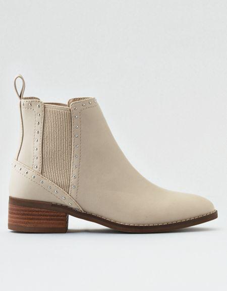 American Eagle Outfitters Double Gore Flat Studded Boot