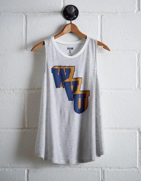 Tailgate Women's Wvu Stripe Tank
