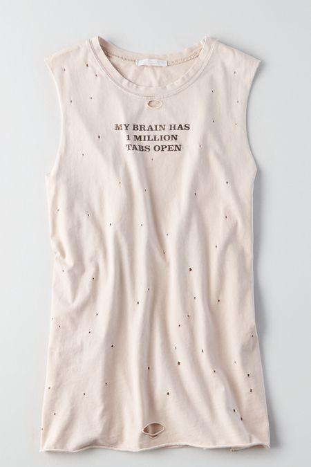 American Eagle Outfitters Don't Ask Why Destroyed Tank