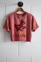 Tailgate Women's Isu Cropped Sweatshirt