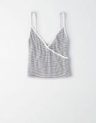 American Eagle Outfitters Ae Soft & Sexy Crossover Crop Top