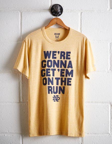 Tailgate Men's Notre Dame On The Run T-shirt