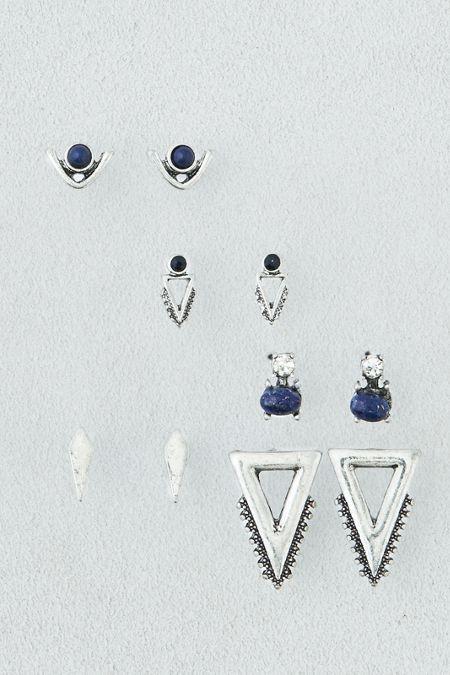 American Eagle Outfitters Ae Lapis Earrings 5-pack