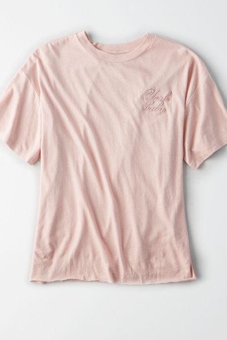 American Eagle Outfitters Ae Embroidered T-shirt