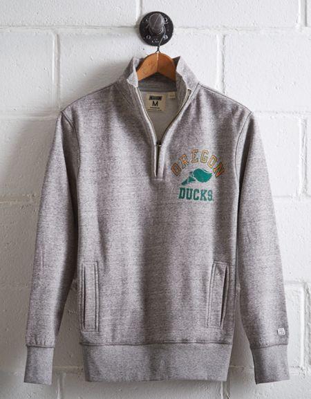 Tailgate Men's Oregon Half-zip Fleece Popover