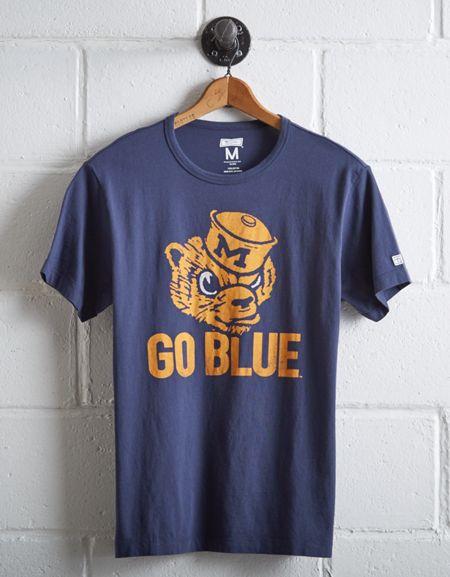 Tailgate Men's Michigan Wolverines Go Blue T-shirt
