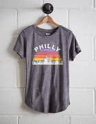 Tailgate Women's Philly Sunset T-shirt