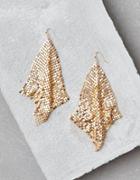 American Eagle Outfitters Ae Gold Mesh Duster Earring