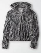 American Eagle Outfitters Ae Soft & Sexy Ribbed Plush Hoodie