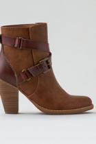 American Eagle Outfitters Ae Buckled Heeled Bootie