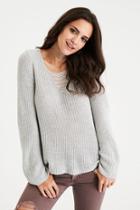 American Eagle Outfitters Ae Flare Sleeve V-neck Sweater